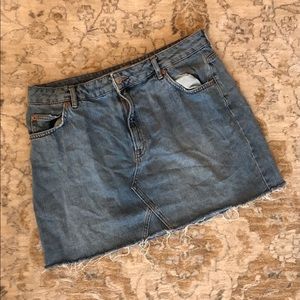 Topshop Moto DenimSkirt size 16